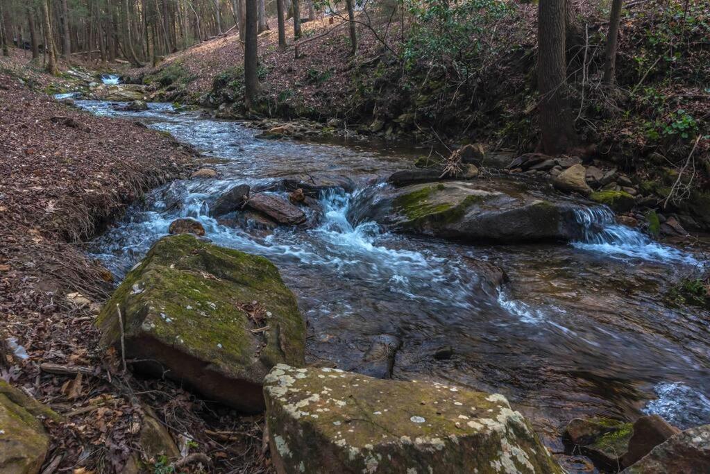Private Creekside Cabin+Hot Tub,Pool Table, & Pets Ellijay Eksteriør billede